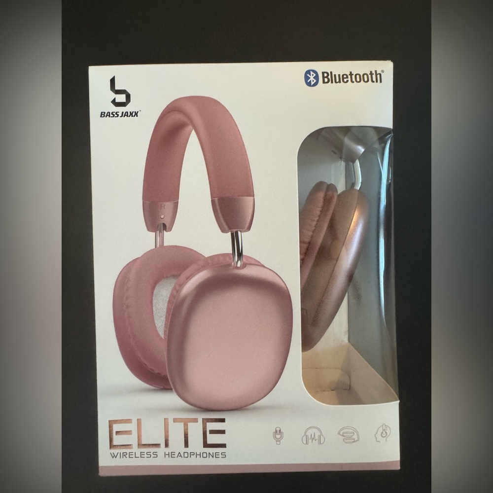 ELITE (wireless) HEADPHONES BLUETOOTH BASS JAXX High quality sound. (NWT)